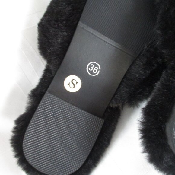 Soft as Mink Slides Size Small 36 New No Box - Picture 5 of 5